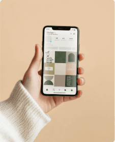 Abstract mountain landscape